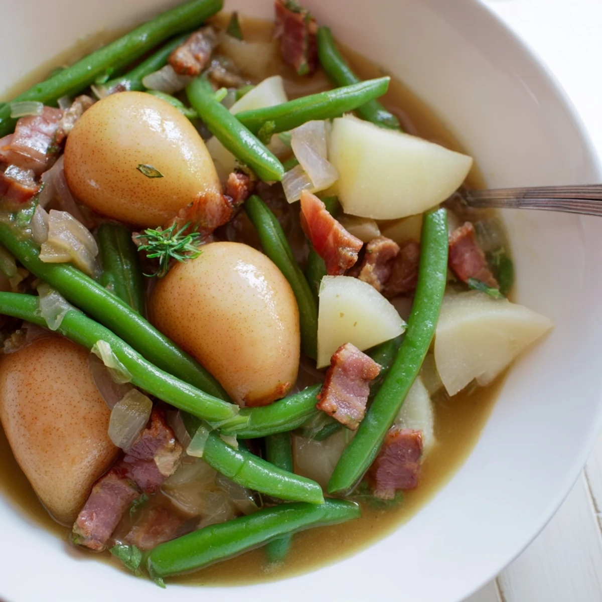 Birnen Bohnen Speck Genuss #18